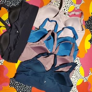 Set of 5 Old Navy Activewear Sports Bras XL